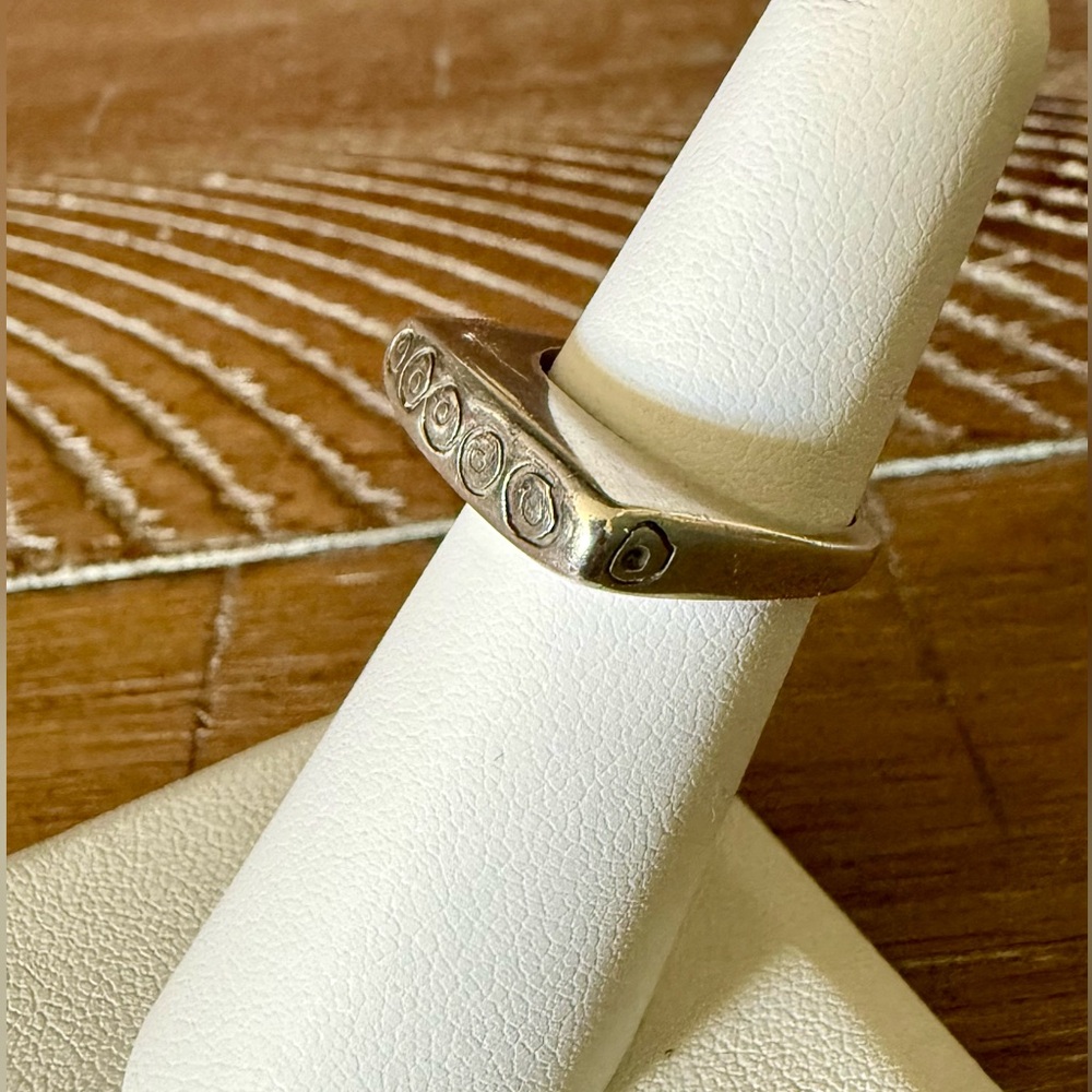 RARE!! Vintage Lisa Jenks Sterling Silver Stackable Ring - Size 5.5